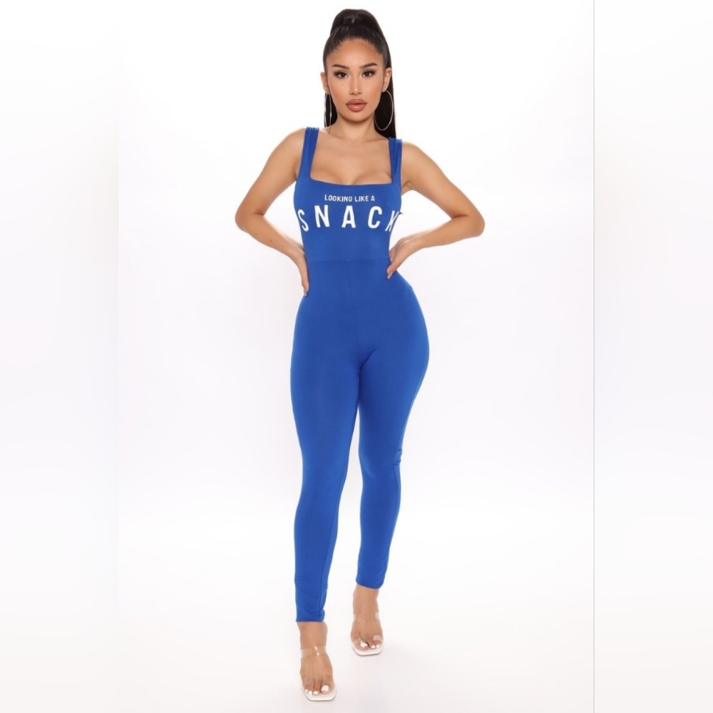 NEW! Fashion Nova Bold Blue Jumpsuit